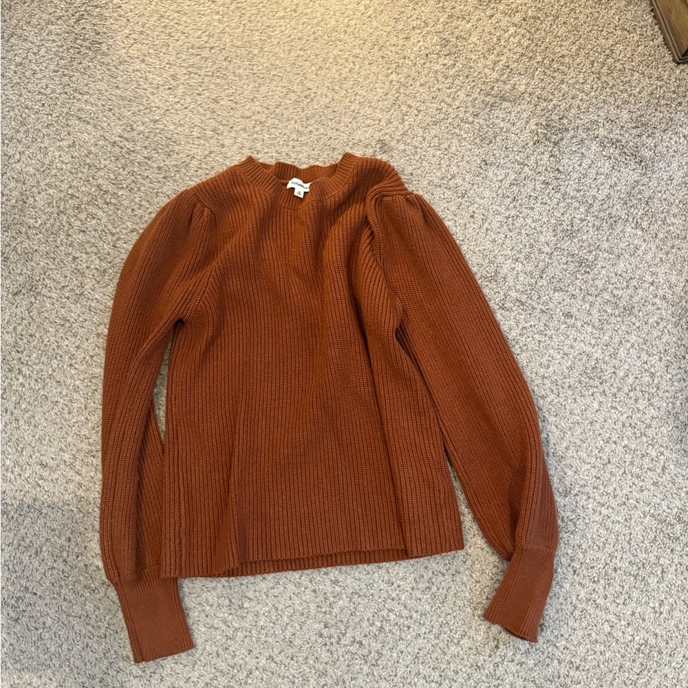 Sugarlips Terracotta Crew Neck Sweater